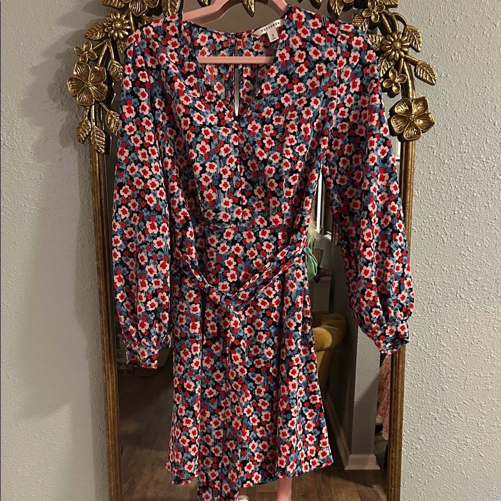 POPSUGAR Floral Tie Dress - Small